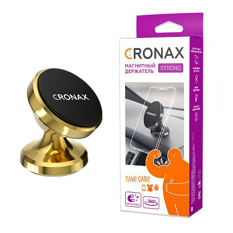 Держатель автомобильный магнитный CRONAX CR-008 на клеящейся ножке