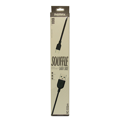 Кабель USB Remax RC-031m (1A - 1 м.) резиновый круглый