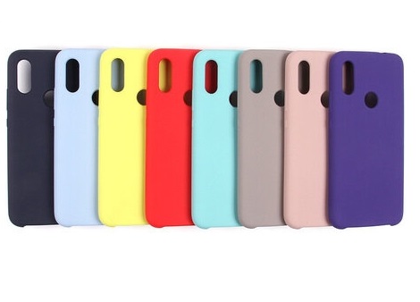 Чехол - накладка для Samsung A72 A725 (2021) - силиконовый с покрытием Soft touch однотонный Silicone Cover с лого `