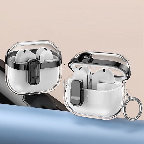 Бокс для наушников Samsung Galaxy Buds 3/3 Pro силиконовый с замком К-24