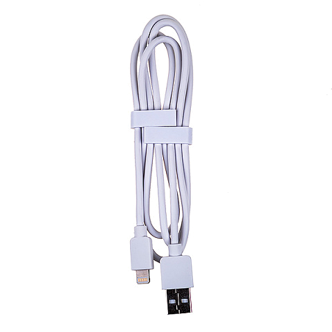 Кабель USB IRON Selection SR-04i (1А - 1 м.) резиновый круглый