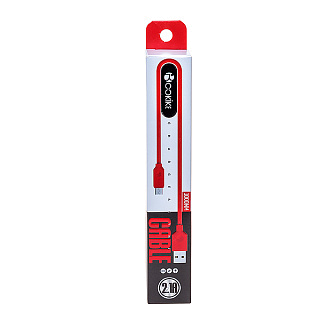 Кабель USB Cokike D6m (2.1А - 1 м.) резиновый