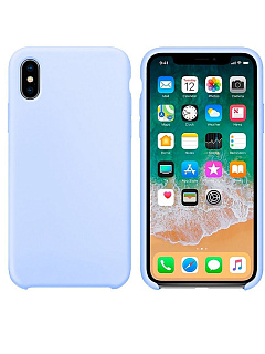 Чехол - накладка  для iPhone 11 - силиконовый с покрытием Soft touch однотонный Silicone Case с лого
