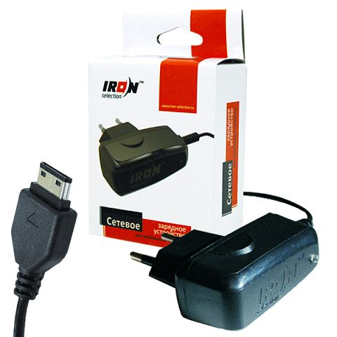 Сетевое з/у IRON Selection IR-005 (0.5A) с встроенным кабелем для Samsung D880Duos/G600