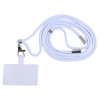 Регулируемый шнурок на шею универсальный текстильный 75 см.,подойдёт для телефона, проспуска, ключей - №1