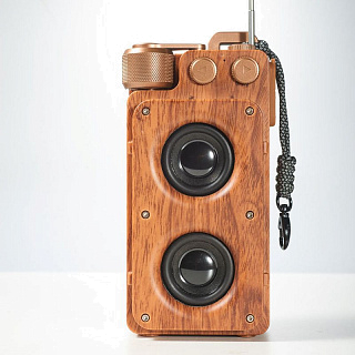 Колонка Bluetooth  A8 (h5хl17xb8см.) Aux/слот USB/TF/FM-радио, з/у USB пластиковая