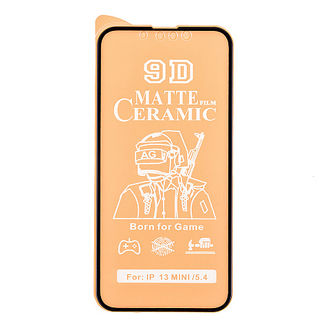 Защитное стекло Ceramics Film 9D гибкое матовое с керамическим покрытием` для iPhone 14 Pro