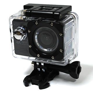 Камера Action 4K (качество А) 1920*1080 Full HD, 2.0" LCD, Wi-Fi, 30FPS, набор креплений