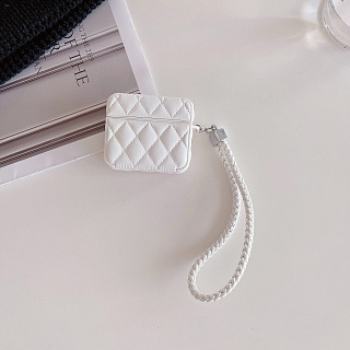 Бокс для наушников AirPods 4  экокожа с ремешком Сумочка