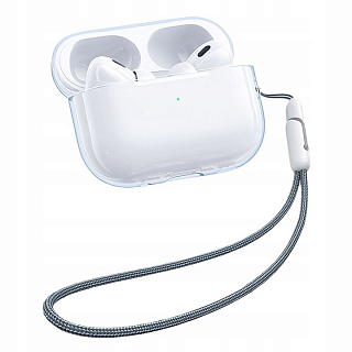 Бокс для наушников AirPods Pro 3  силиконовый со шнурком