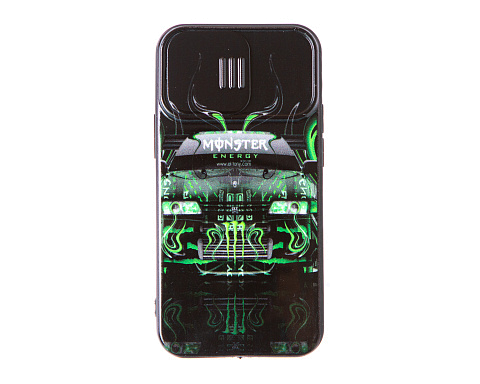 Чехол - накладка для iPhone 12 mini - TPU резиновый с защитой для камеры - Авто