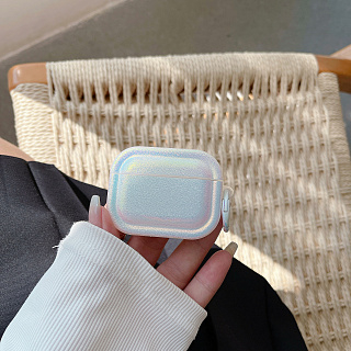 Бокс для наушников AirPods Pro 2  силиконовый с карабином А-13