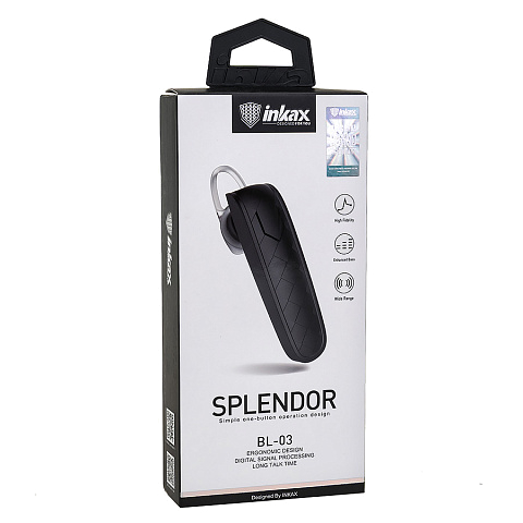Моно гарнитура Bluetooth Inkax BL-03 (для iOS/Android) беспроводная