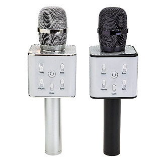 Караоке микрофон Bluetooth  Q7 слот USB/Micro USB