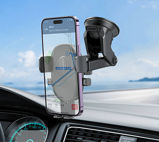 Держатель автомобильный кресло BOROFONE BH93 нa ножке с присоской 360°