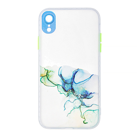 Чехол - накладка для iPhone 7/8/SE 2020 - TPU резиновый матовый - Узор