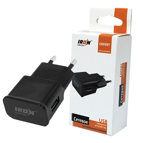 Сетевое з/у IRON Selection Expert EX-201a (2A - USB) адаптер