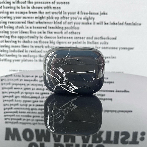 Бокс для наушников AirPods Pro пластиковый мраморный