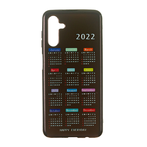 Чехол - накладка для Samsung A13 A137 5G - TPU резиновый - Календарь