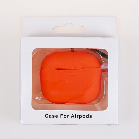 Бокс для наушников AirPods 3 резиновый с карабином №1 *