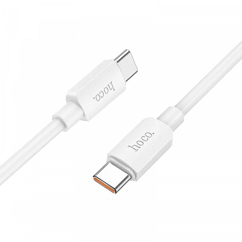 Кабель USB hoco X96t (PD100W-3А - 1 м.) резиновый USB Type-c - Type-C