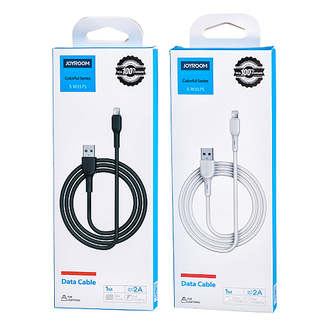 Кабель USB JoyRoom S-M357St (2А - 1 м.) резиновый круглый