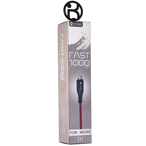 Кабель USB Cokike D1m (2.4А - 1 м.) текстильный