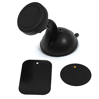 Держатель автомобильный магнитный нa ножке с присоской QY-013