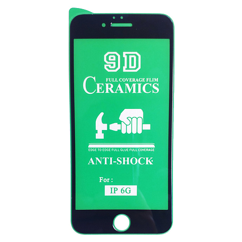Защитное стекло CERAMICS 9D гибкое с керамическим покрытием ' для iPhone 6/6S