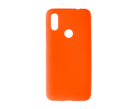 Чехол - накладка для Xiaomi Redmi 7 - TPU резиновый Soft touch с лого