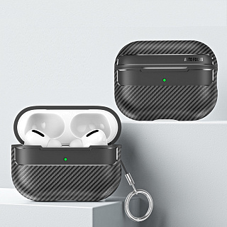 Бокс для наушников AirPods Pro 2  резиновый с кольцом К-11