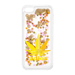 Чехол - накладка для Galaxy A6+ A605 (2018) - TPU силикон - Adios с жидкостью