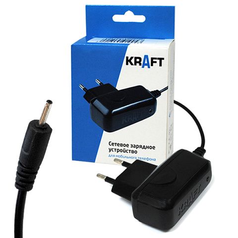 Сетевое з/у Kraft KR-001 (0.5A) с встроенным кабелем для Nokia 6101/N70/6111/6060/6680/N90