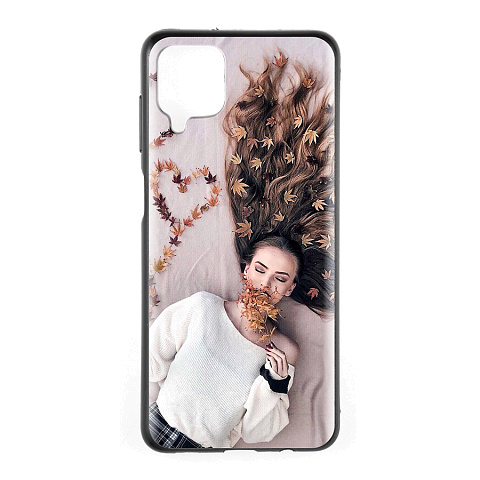 Чехол - накладка для Samsung A52 A525 (2021) - TPU резиновый - Девушка №3