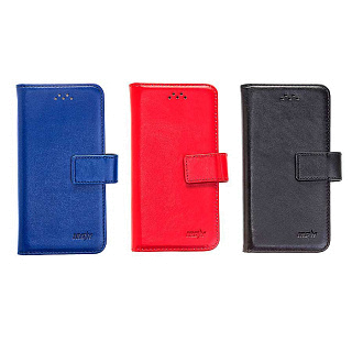 Чехол - книжка IRON Selection 'экокожа универсальный на липучке слайдер', размер 4.3-4.5"