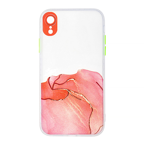Чехол - накладка для iPhone X/XS - TPU резиновый матовый - Узор