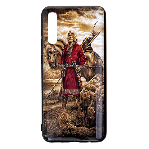 Чехол - накладка для Samsung A01 A015 (2020) - пластиковый лаковый - Богатырь