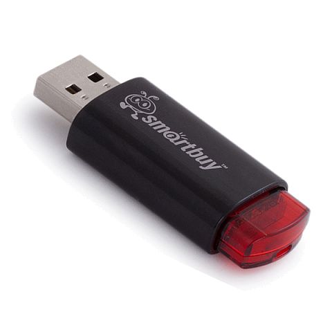 USB накопитель Smart Buy пластиковый 32 Gb Click выдвижной