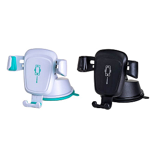 Держатель автомобильный кресло нa ножке с присоской 8805 со сменным креплением на воздуховод