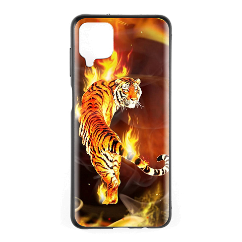 Чехол - накладка для Samsung A02 A022/M02 M022F (2021) - TPU резиновый - Тигр