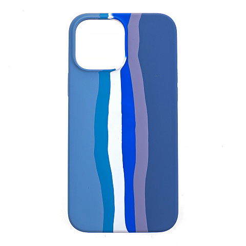 Чехол - накладка для iPhone 13 Pro - силиконовый с покрытием Soft touch разноцветный Silicone Case с лого 2
