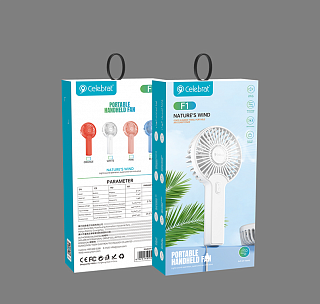 Портативный вентилятор ручной Celebrat F1