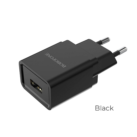 Сетевое з/у BOROFONE BA19A (1A - 1 USB) адаптер