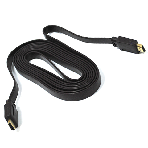 Кабель HDMI 1,5 м. резиновый плоский *