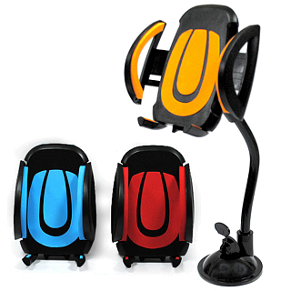 Держатель автомобильный кресло нa длинной ножке с присоской JS-011