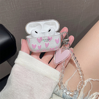 Бокс для наушников AirPods Pro 2  силиконовый с брелком "A lot can happen"