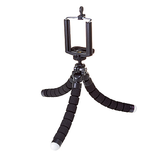 Штатив  для селфи на гибких ножках с держателем