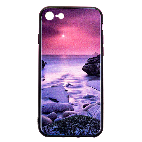 Чехол - накладка для Samsung M21 M215 /M30s M307 - пластиковый лаковый - Берег