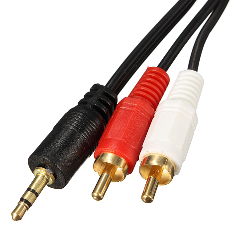 Кабель RCA 2 (M) - 3.5 Jack (M) 1,5 м.