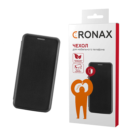 Чехол - книжка 'экокожа CRONAX и TPU силикон Fashion case' для Samsung A51 A515 (2020)/M40s (2020)